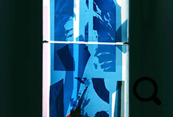 Kath. Kirche Heilige Dreifaltigkeit, Ostseebad Kühlungsborn. Fenster Seitenwand.