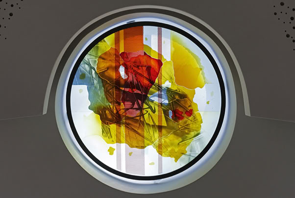 Niels-Stensen-Kliniken, Kapelle, Melle. Deckenfenster.